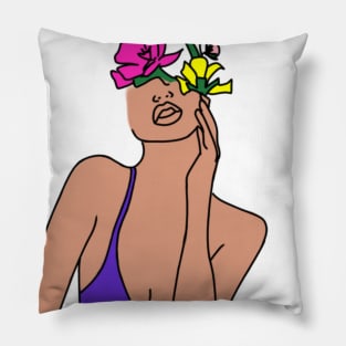 Chic flower girl Pillow