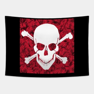 Skull floral frag Tapestry