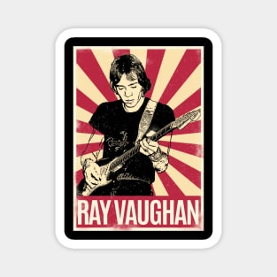 Retro Vintage Stevie Ray Vaughan Magnet