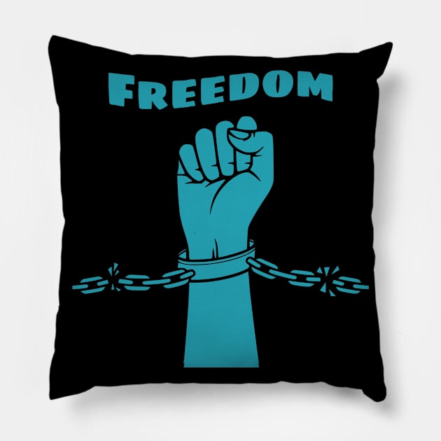 Freedom Pillow by PharaohCloset