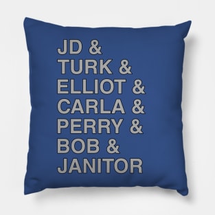 Name Those Scrubs Pillow