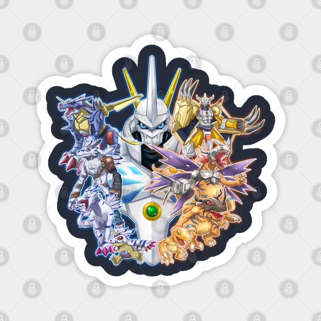 fanart Omegamon evo Magnet by DigiTeeshrit