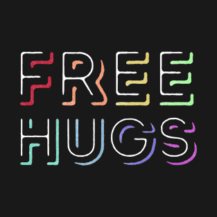 Free Hugs - Rainbow Pride T-Shirt