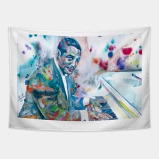 DUKE ELLINGTON watercolor portrait Tapestry