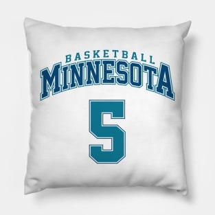 Minnesota Basketball - Player Number 5 Pillow