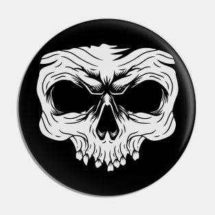 skull face Pin