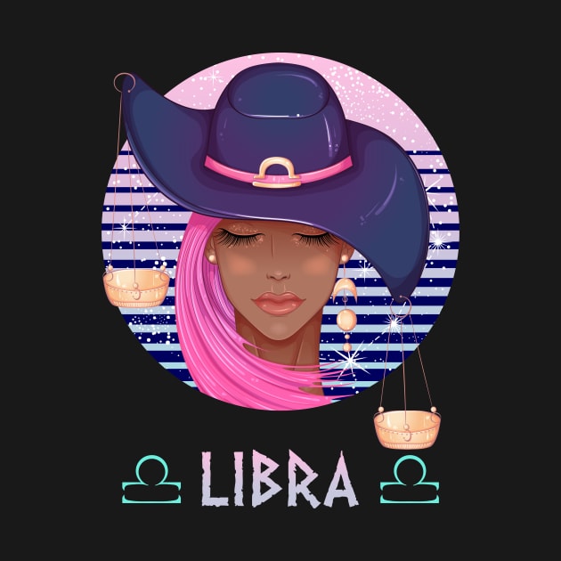 Retro Libra Zodiac by NatalitaJK