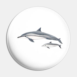 Long-beaked dolphin Pin