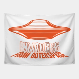 Invaders from Outer Space! Tapestry