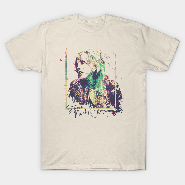 Stevie Nicks The Broken Frame Retro Fan Art - Stevie Nicks - T-Shirt