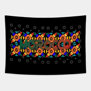 Morocco DNA Morocco Proud Singular Spirit One Heart One Morocco Tapestry