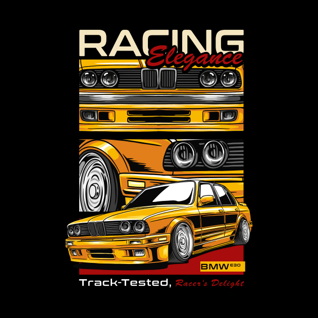 BMW E30 Racing Elegance by Harrisaputra