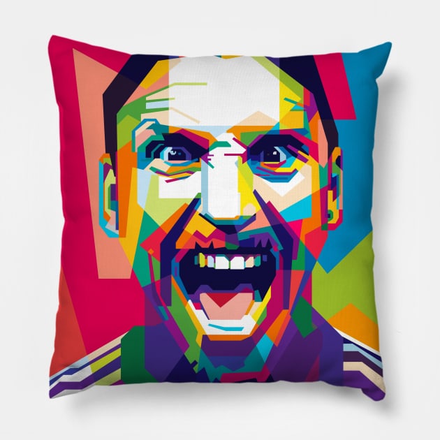 Zlatan Ibrahimovic Pillow by mrcatguys