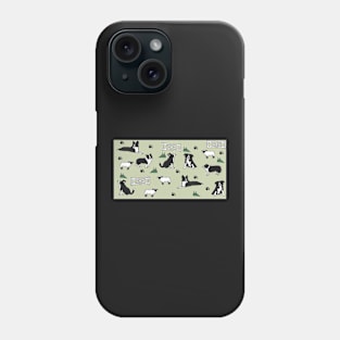 Collie Dogs and Sheep Phone Case