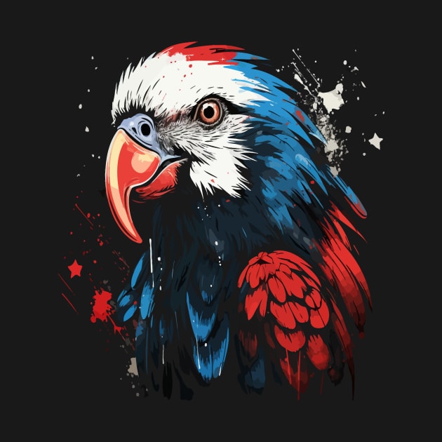 Patriotic Parrot by JH Mart