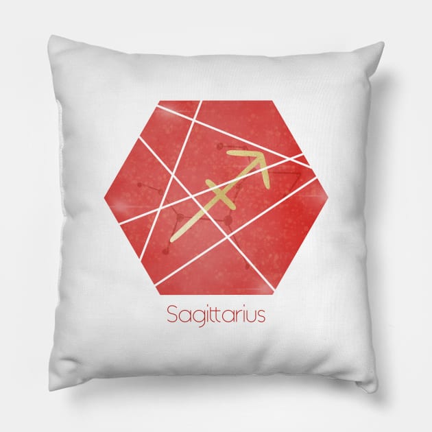 Sagittarius zodiac sign Pillow by Home Cyn Home 