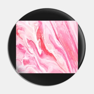 Pink and White Abstract Painting Pin