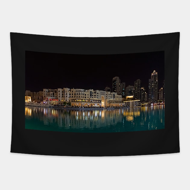 Dubai City Tapestry by likbatonboot