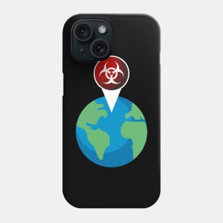 Infected world corona COVID-19 Pandemic Design Phone Case