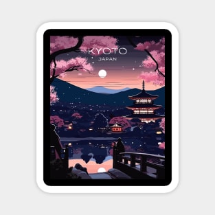 Kyoto, Japan, Travel Print, Travel Wall Art, Travel Home Décor, Travel Gift Art Magnet