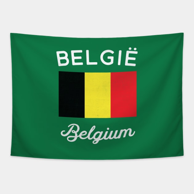 Belgium Flag Tapestry by phenomad