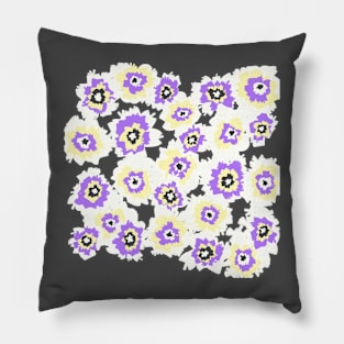 Non-binary flowers Pillow