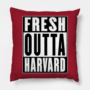 Fresh Outta Harvard Pillow