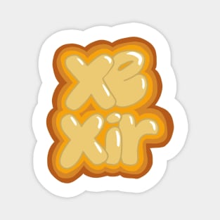 xe xir groovy pronouns Magnet