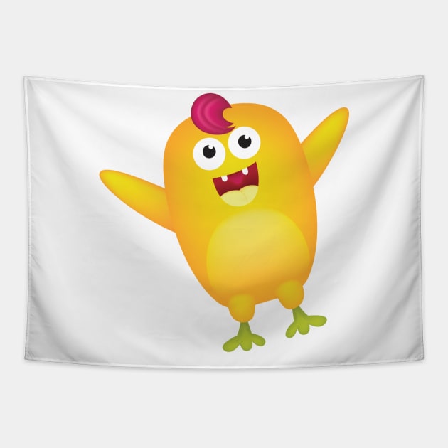 Crazy Chick Tapestry by SWON Design