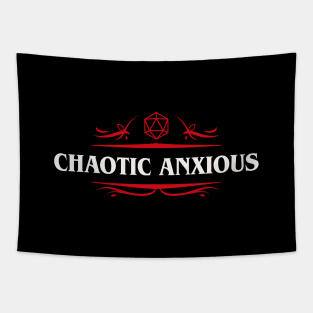 Chaotic Anxious Funny Tabletop RPG Alignment Tapestry