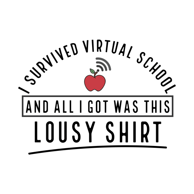 i survived virtual school and all i got was this lousy shirt by Tetsue