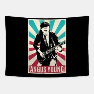 Vintage Angus Young Tapestry