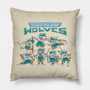 Mutagenic Ninja Deep-Freeze Wolves Pillow