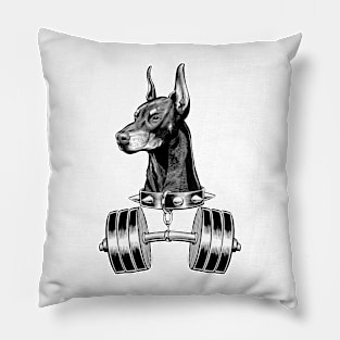 Doberman Gym Pillow