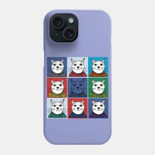 Sweater Cat Portrait Graphic Phone Case