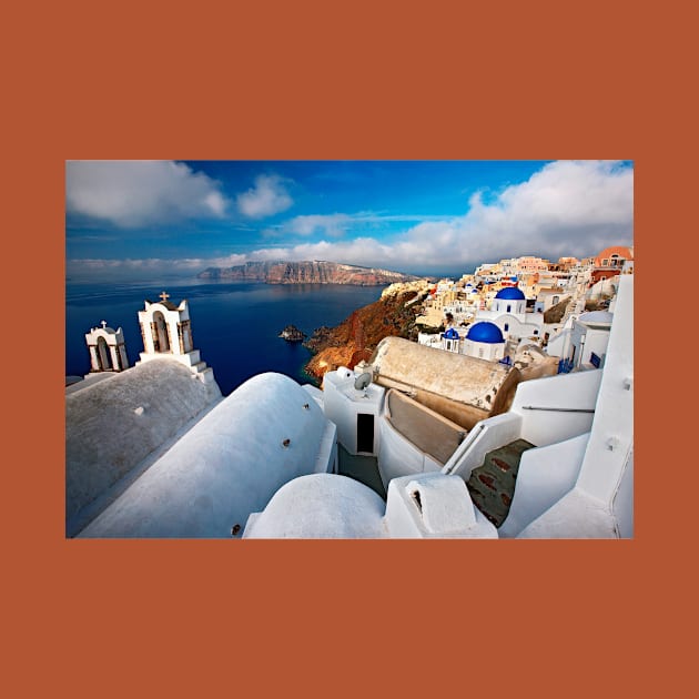 Oia embracing the Caldera by Cretense72