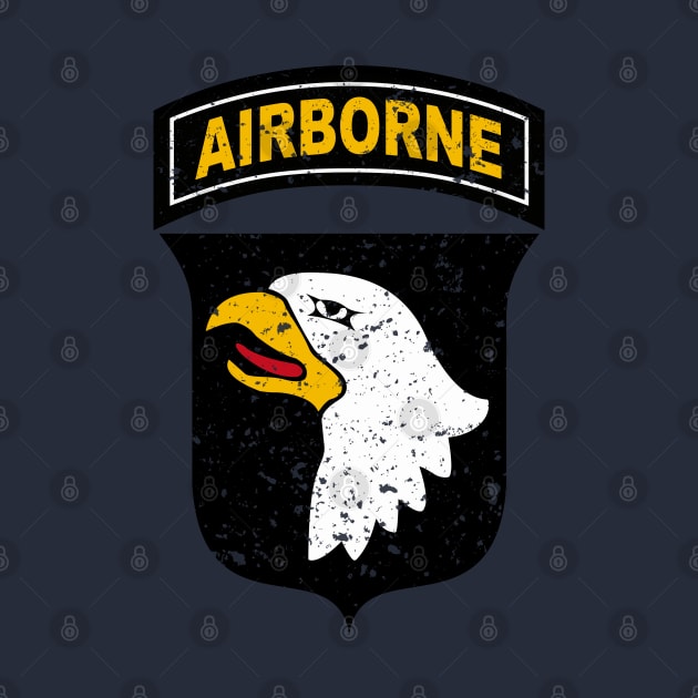 101st Airborne Division "Screaming Eagles" Vintage Insignia by Mandra