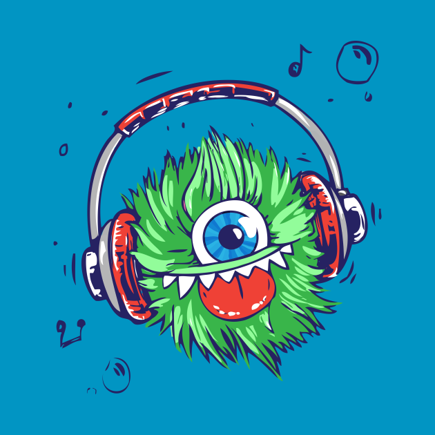 Disover Hairy Monster - Monster - T-Shirt