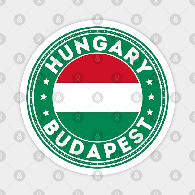 Budapest Hungary Magnet by footballomatic