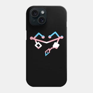 Trans Pride Heart Phone Case