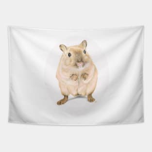 Hamster, coloured pencil drawing Tapestry