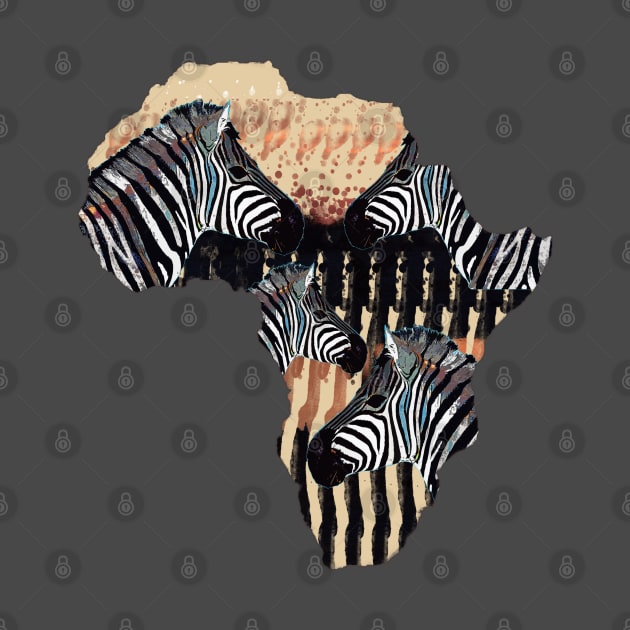 Africa with zebras by Againstallodds68