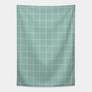 Small Grid Pattern - Light Blue Tapestry