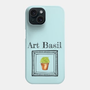 Art Basil, Herb and Art Exhibition Phone Case