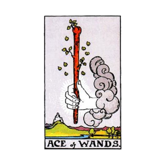 Ace of Wands Tarot by Phantastique