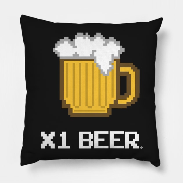 X1 BEER Pillow by FernandoSala