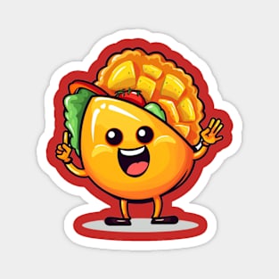 kawaii Taco cehees T-Shirt cute potatofood funny Magnet