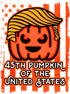 Trumpkin 45th Pumpkin Of The United States Magnet