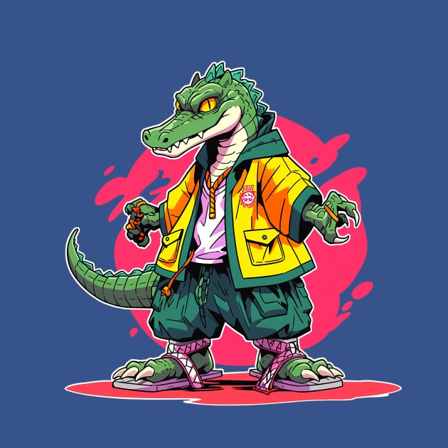 cool crocodile by piratesnow