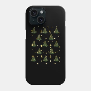 Festive Christmas Trees Phone Case
